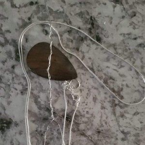 Silver Fure Labadorite Pendant